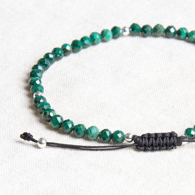 Genuine Malachite Energy Anklet
