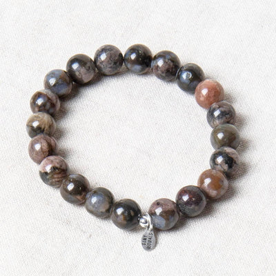 Blue Llanite Opal Energy Bracelet 8mm