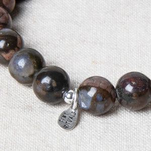 Blue Llanite Opal Energy Bracelet 8mm