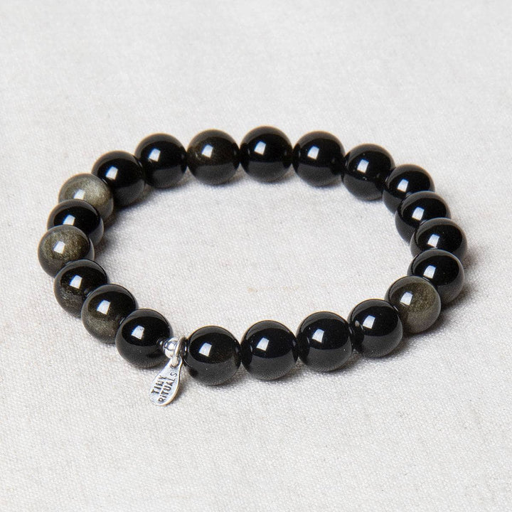 Golden Obsidian Energy Bracelet 8mm