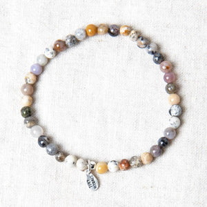 Yellow Dendritic Opal Energy Bracelet