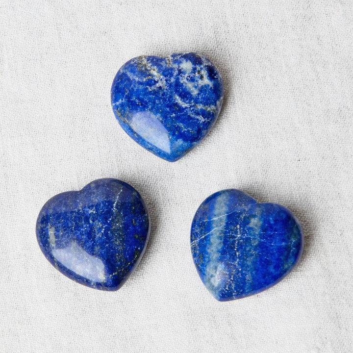 Lapis Lazuli Mini Heart Set