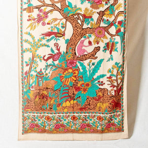 Tree of Life Curtain - Natural