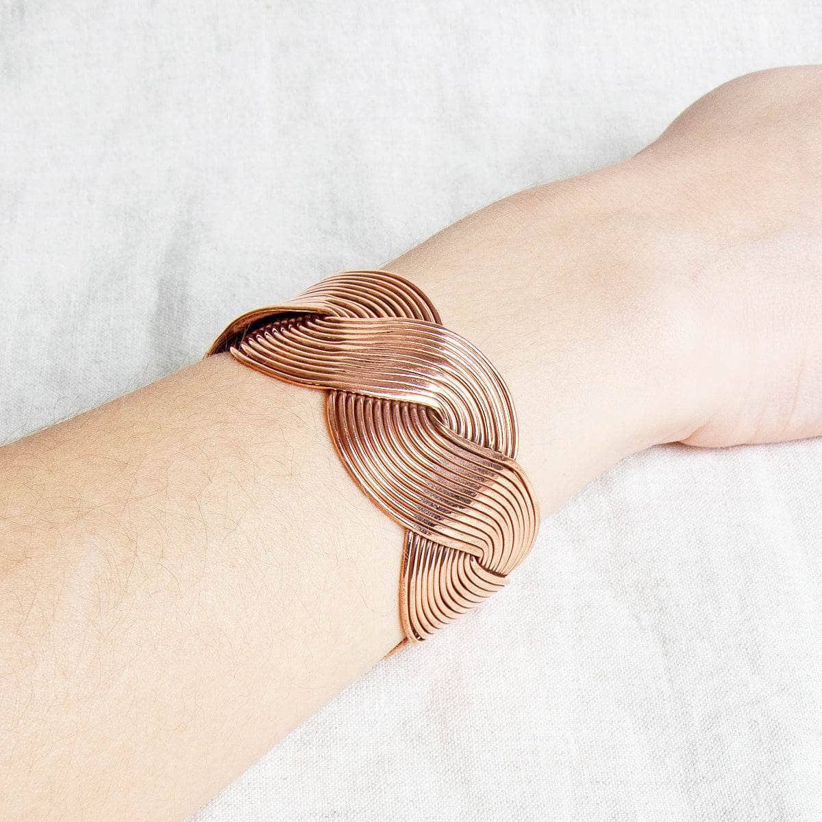Handcrafted Talia Copper Cuff