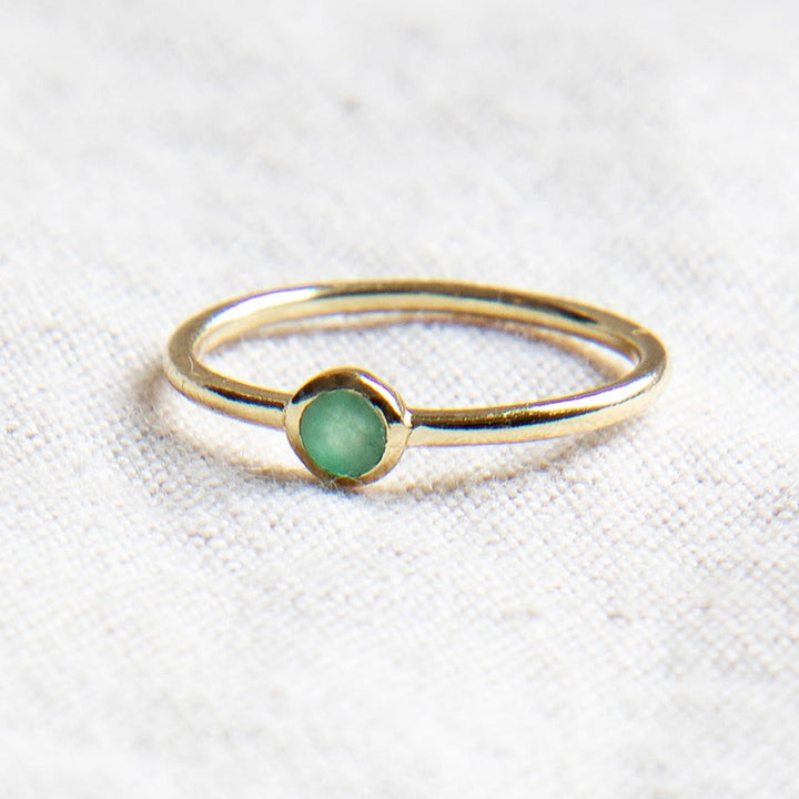 Emerald Silver or Gold  Ring