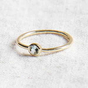 Blue Topaz Silver or Gold  Ring