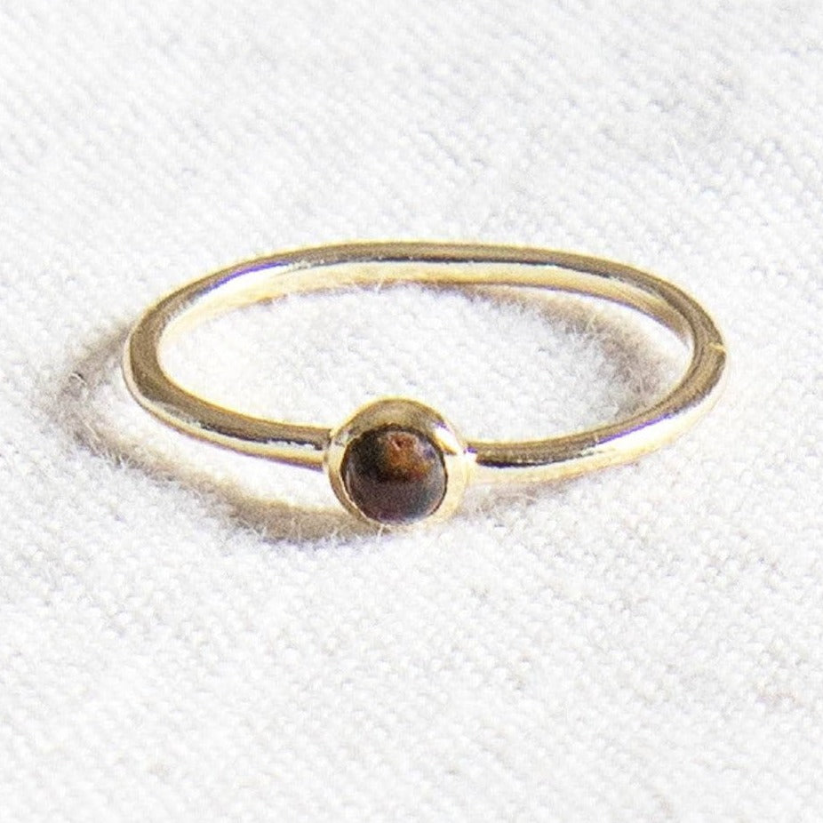 Bloodstone Silver or Gold Ring