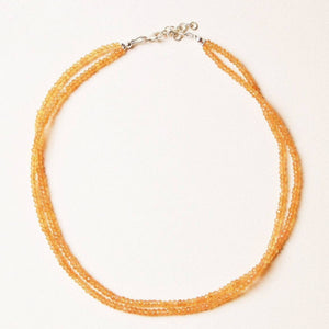 Carnelian Single or Double Strand Bead Necklace