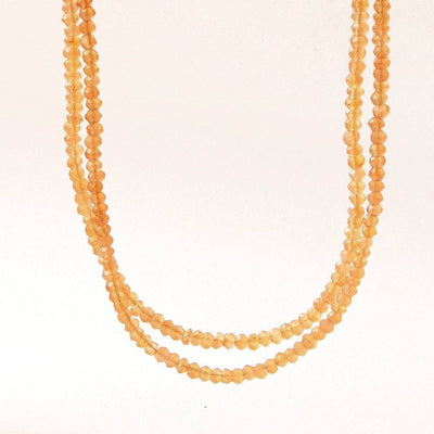 Carnelian Single or Double Strand Bead Necklace