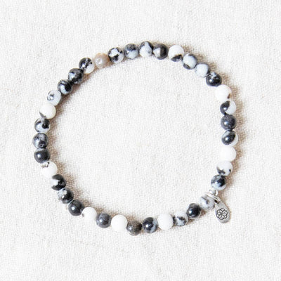 Black/White Zebra Jasper Energy Bracelet