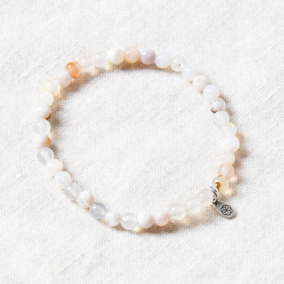 Sakura Cherry Blossom Agate Energy Bracelet