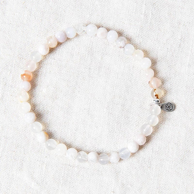 Sakura Cherry Blossom Agate Energy Bracelet