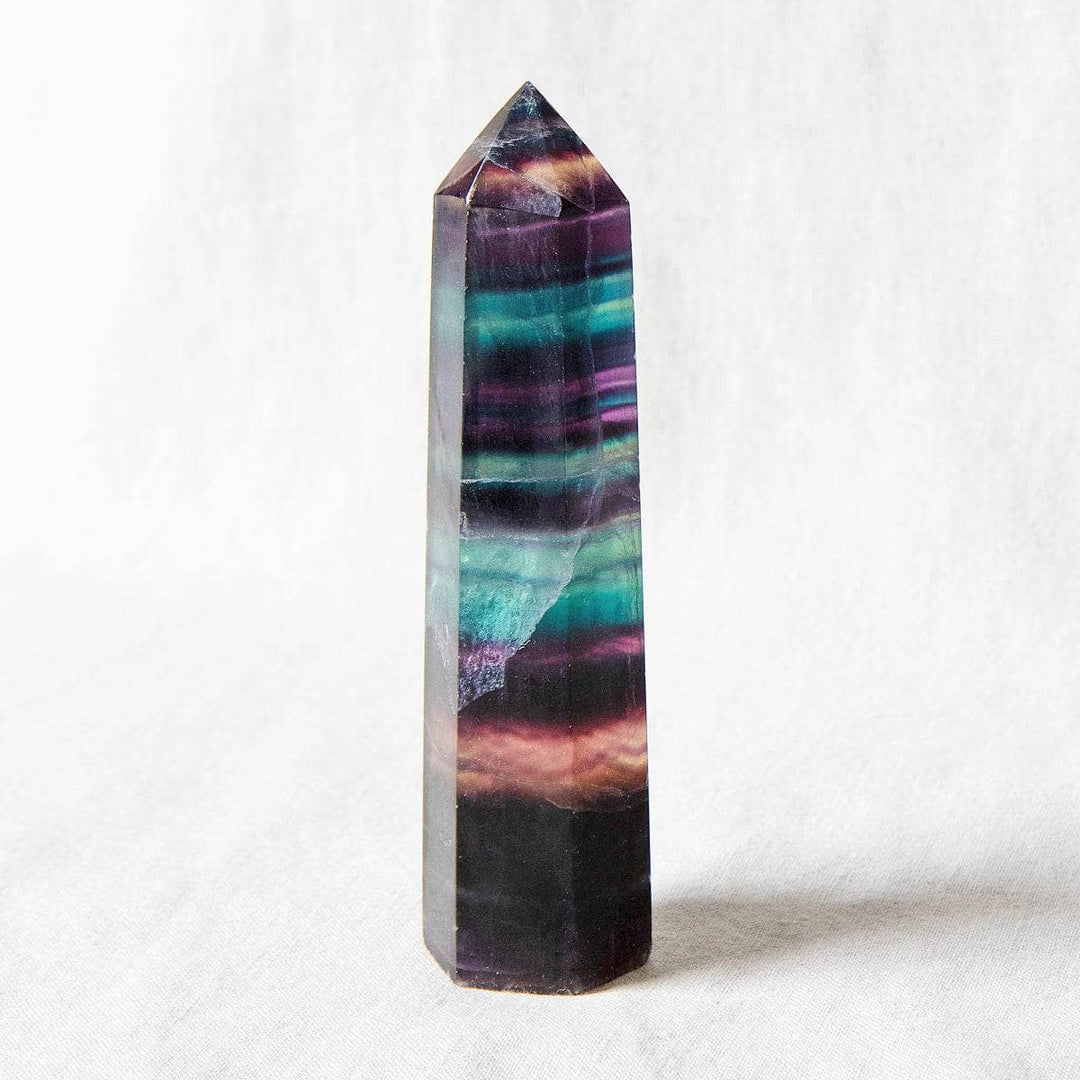 Rainbow Fluorite Tower - AAA Premium Quality