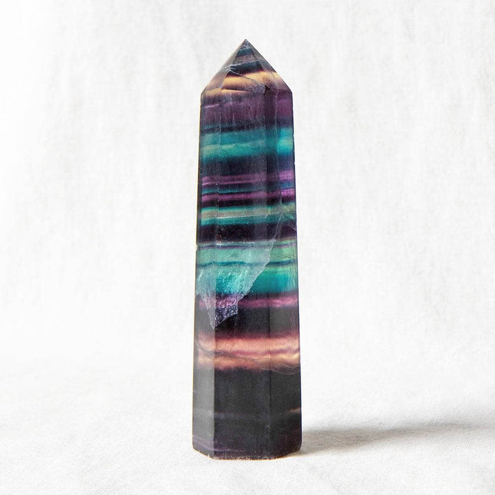 Rainbow Fluorite Tower - AAA Premium Quality