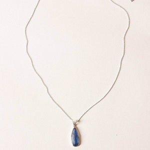 Blue Kyanite Teardrop Pendant