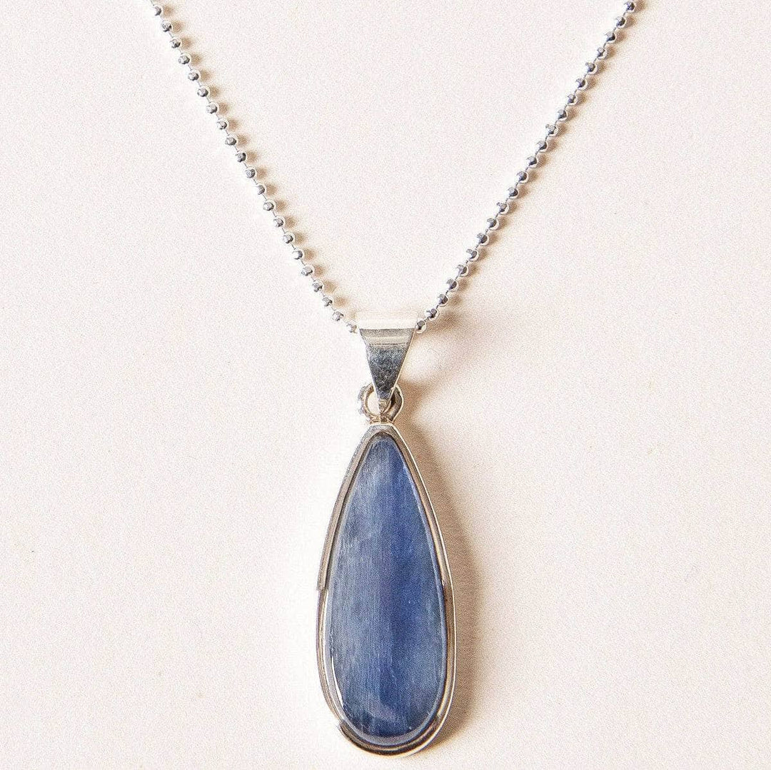 Blue Kyanite Teardrop Pendant