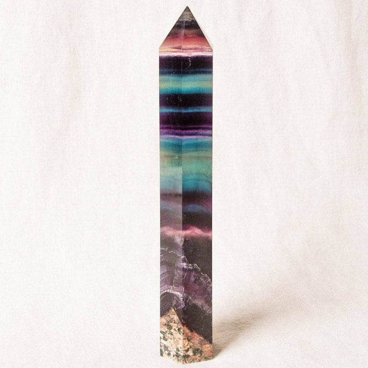 Rainbow Fluorite Tower - AAA Premium Quality