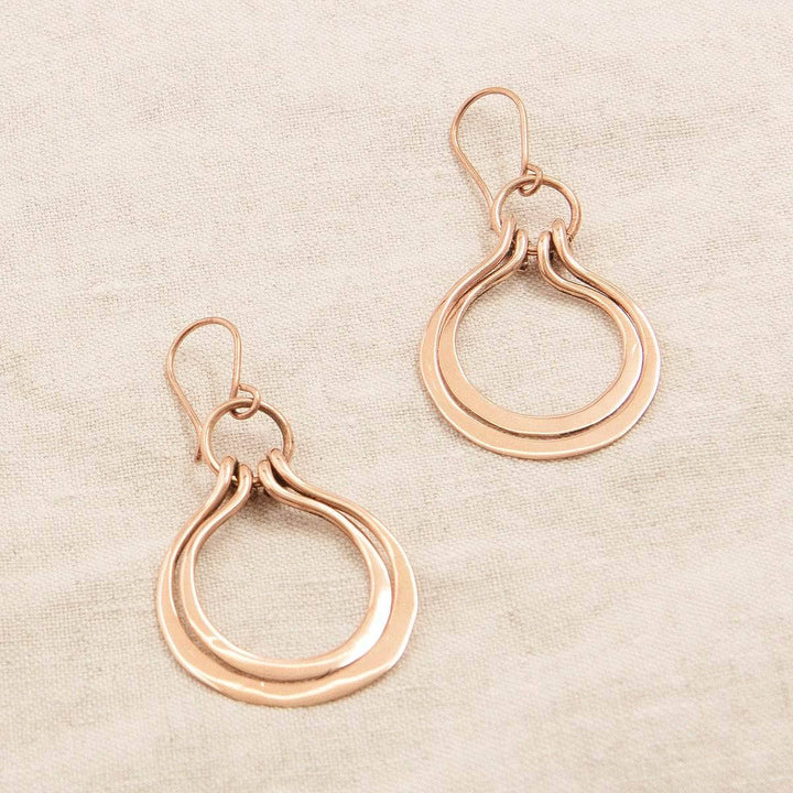 Copper Wire Wrap Earrings - Limited Edition