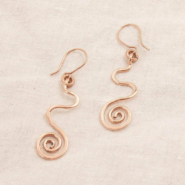 Copper Wire Wrap Earrings - Limited Edition