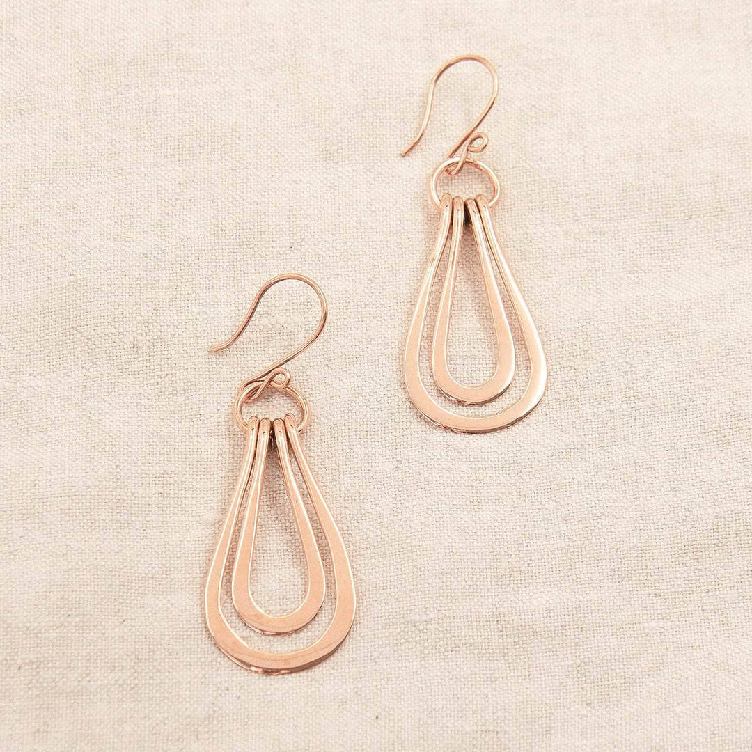 Copper Wire Wrap Earrings - Limited Edition