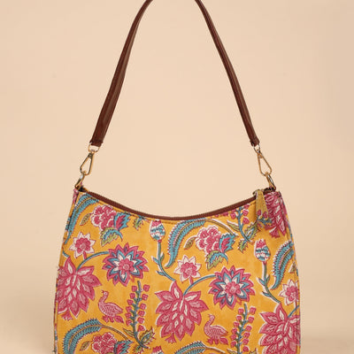 Sunlit Petals Baguette Bag