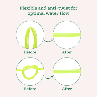 Super Braided Green Water Hose PVC Pipe