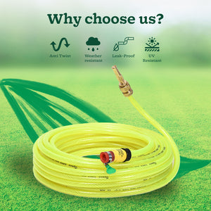 Super Braided Green Water Hose PVC Pipe