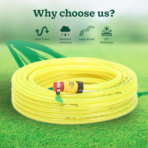 Super Braided Green Water Hose PVC Pipe