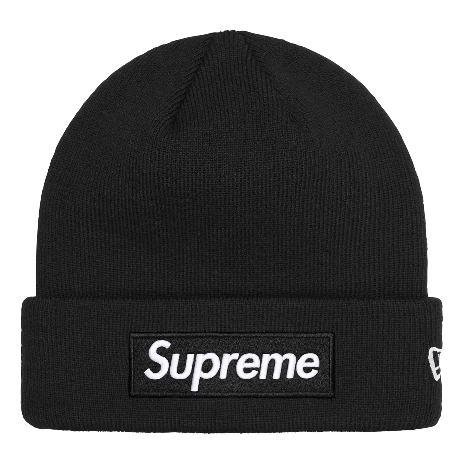 Supreme New Era Box Logo Beanie Black