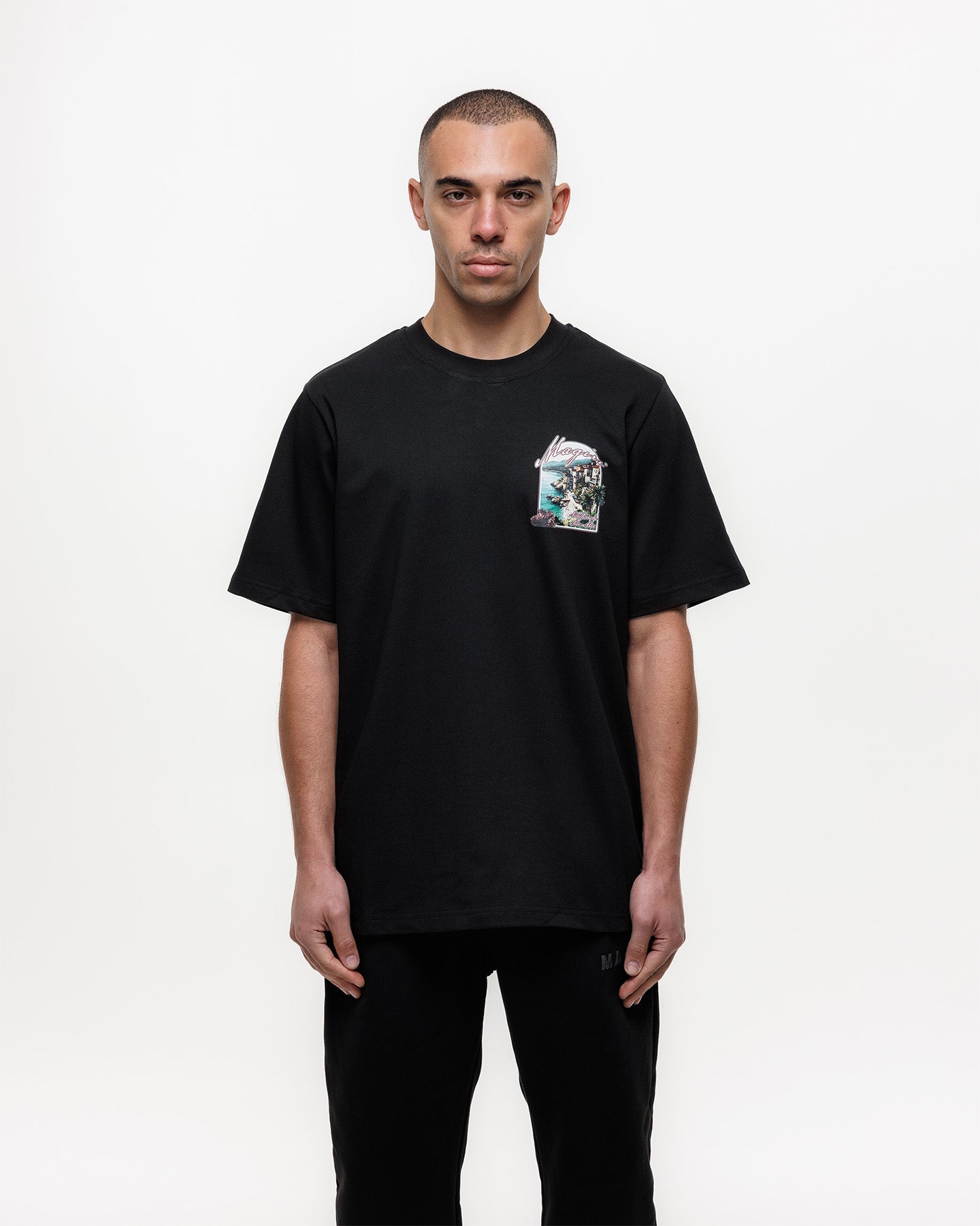 MAGIRI Sur Mur Printed Black T-Shirt