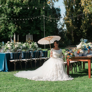 Fairytale Orange and Blue Sacramento Styled Shoot