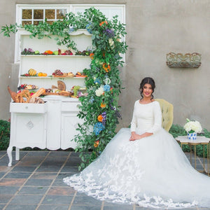 Fairytale Orange and Blue Sacramento Styled Shoot