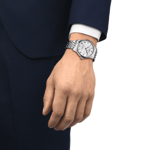 Tissot T-Classic Silver Dial Men 39.3mm