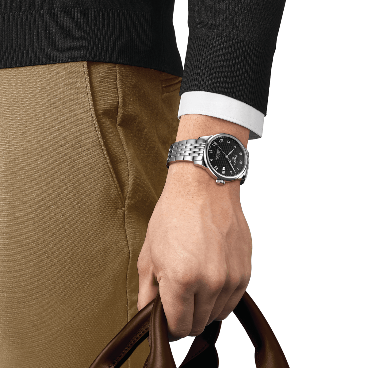 Tissot T-Classic Black Dial Men 39.3mm