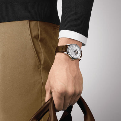 Tissot T-Classic Silver Dial Men 39.3mm