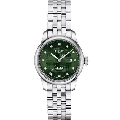 Tissot T-Classic Le Locle Green Dial Women 29mm T0062071109600