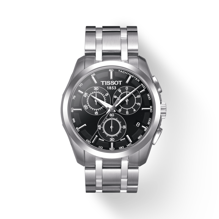Tissot T-Classic Black Dial Men 41mm