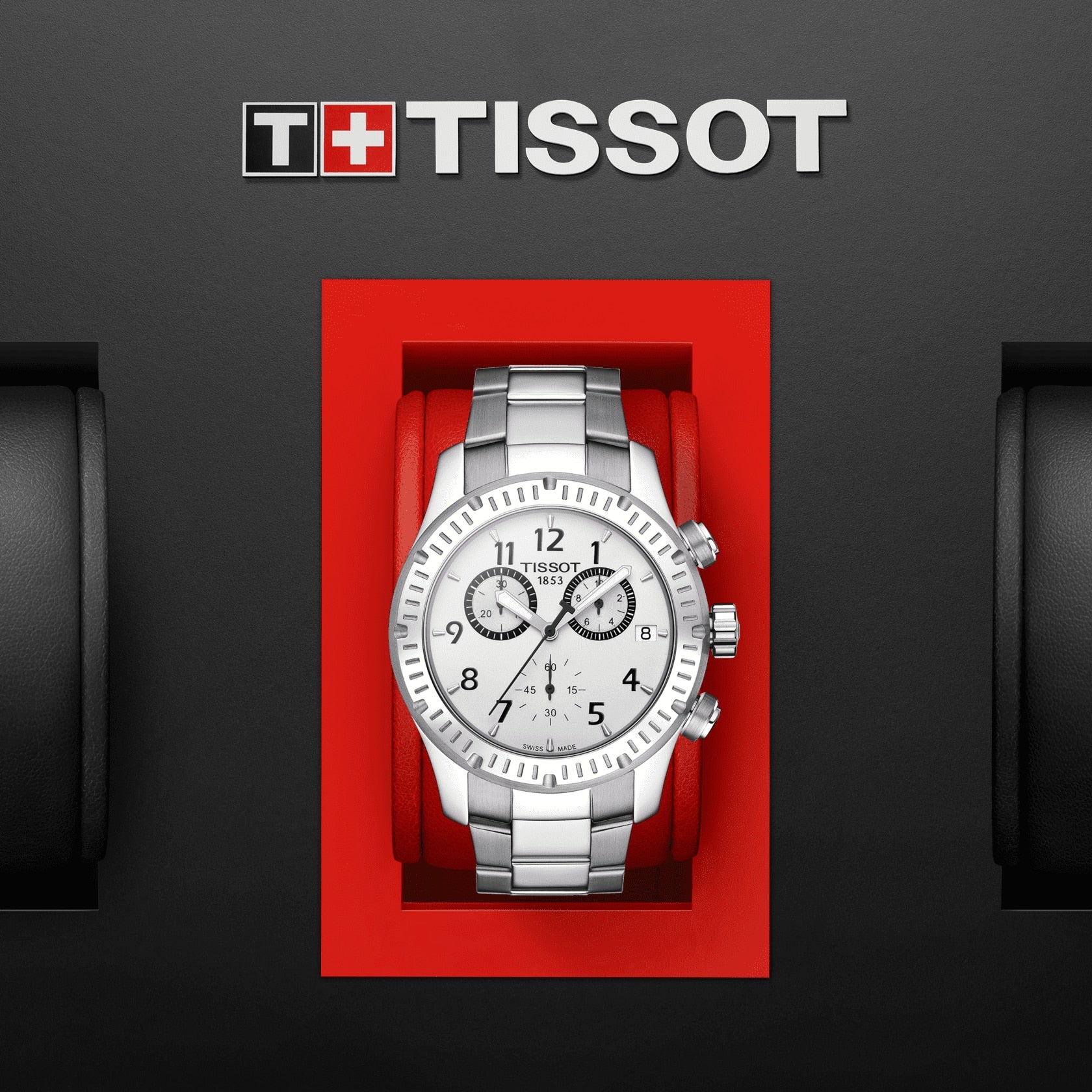 Tissot T-Sport Silver Dial Men 42.5mm