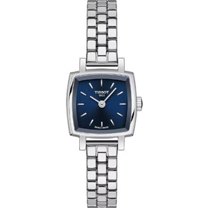 Tissot T-Classic Lovely Square Blue Dial Women 20mm T0581091104101