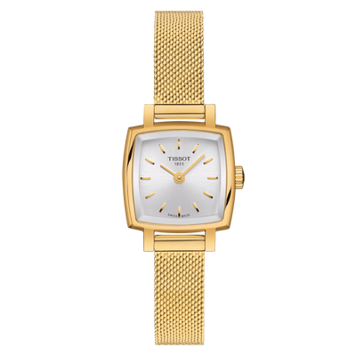 Tissot T-Lady Lovely Square Silver Dial Women 20mm