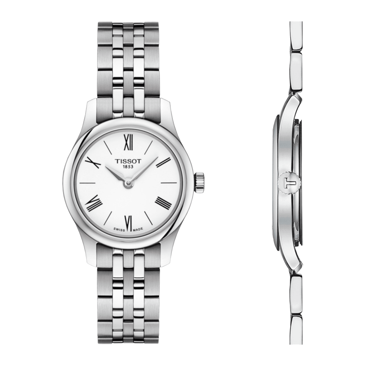 Tissot T-Classic White Dial Women 25mm