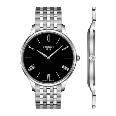 Tissot T-Classic Black Dial Men 39mm