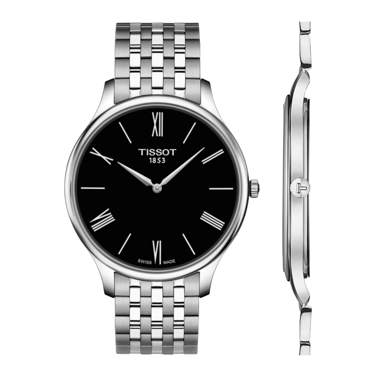 Tissot T-Classic Black Dial Men 39mm