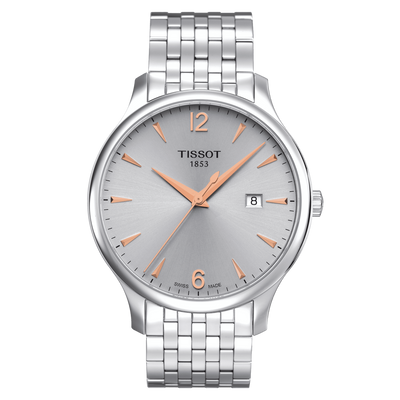 Tissot T-Classic Silver Dial Men 42mm