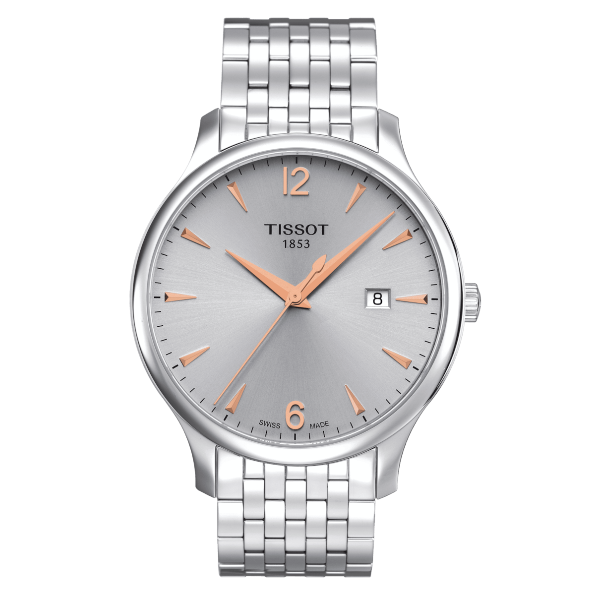 Tissot T-Classic Silver Dial Men 42mm