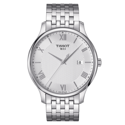 Tissot T-Classic Silver Dial Men 42mm