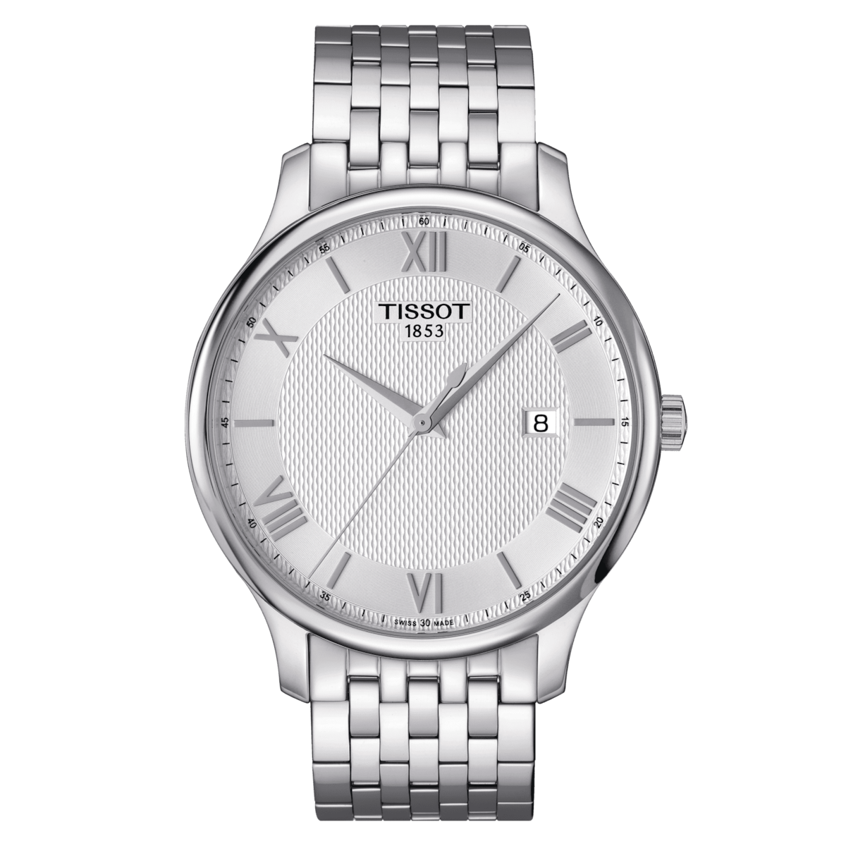 Tissot T-Classic Silver Dial Men 42mm