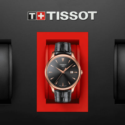 Tissot T-Classic Black Dial Men 42mm