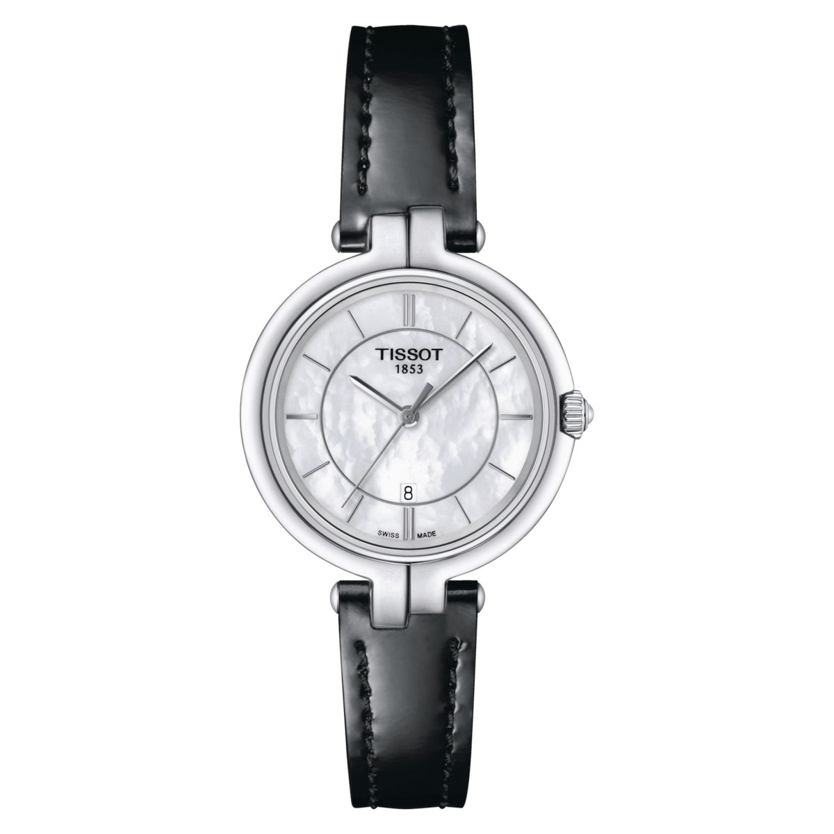 Tissot T-Lady White Mother-Of-Pearl Dial Women 30mm