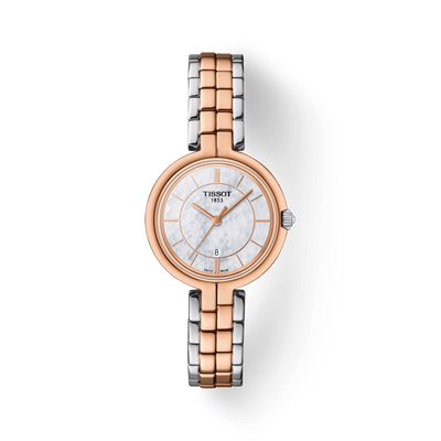 Tissot T-Lady White Mother-Of-Pearl Dial Women 30mm